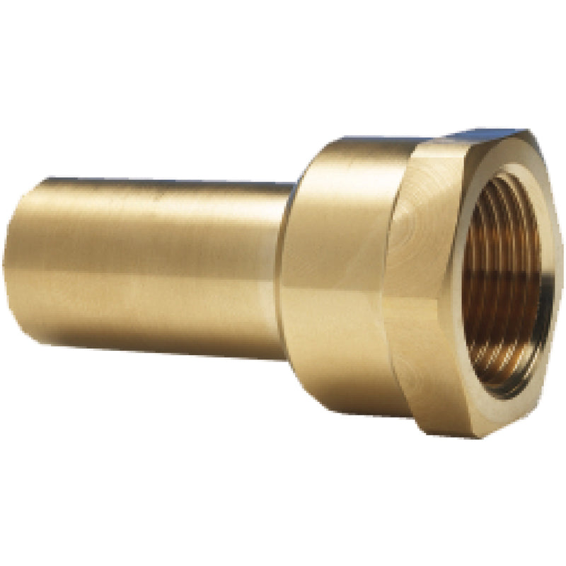 (2151216) Female stem adaptor (brass) 15mm OD / G½" IT