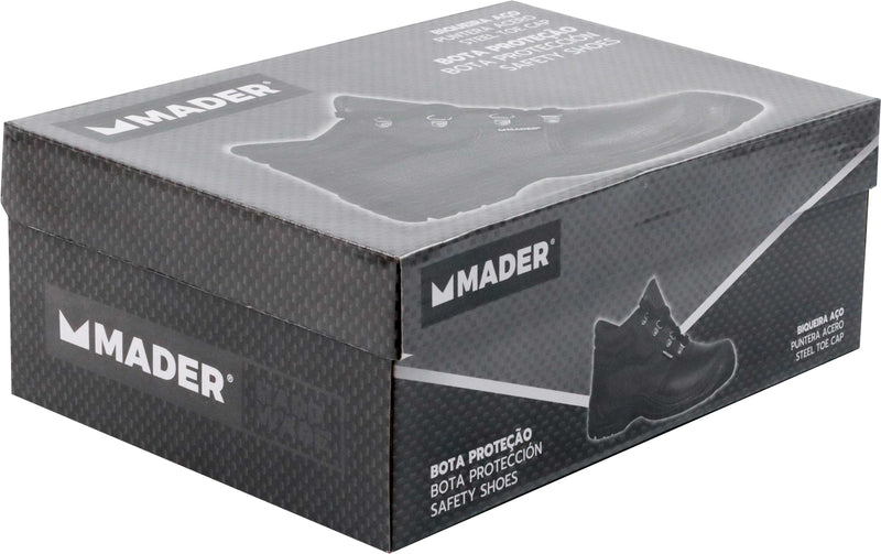 Zapato de seguridad, suela/puntera de acero, S3P-SRC, SN1273, n.º 45 - MADER®