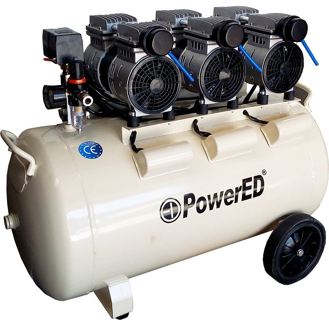 Compresor silencioso de 100 l y 3,0 hp con motor Pwb100s