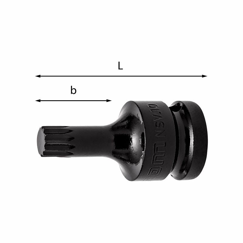 Brocas de impacto USAG (233 1/2 MXZNC) para parafusos XZN