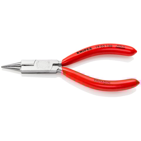 Knipex (19 03 130) Snipe Nose Side Cutting Pliers (Jewellers' Pliers)