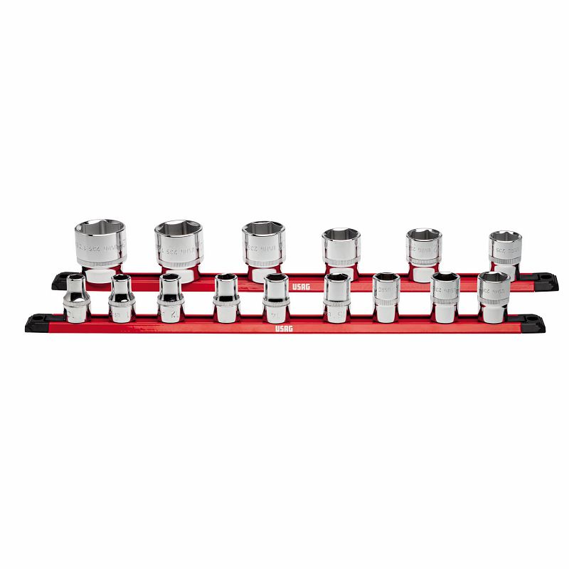 USAG (235 1/2 EN/SE15) Conjunto de 15 soquetes hexagonais