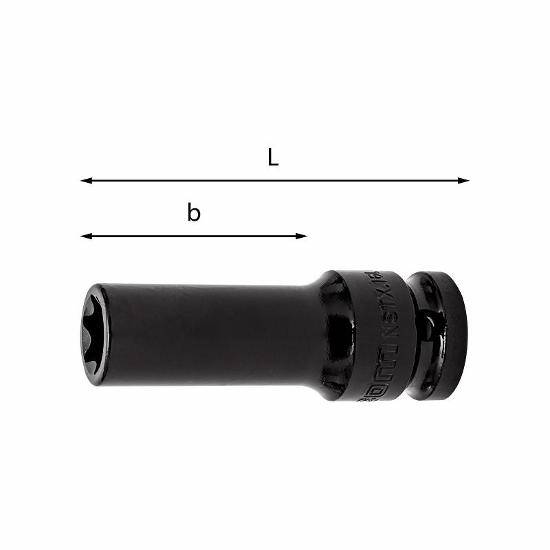 Soquetes Torx® de impacto longo USAG (235 1/2 MTXL)