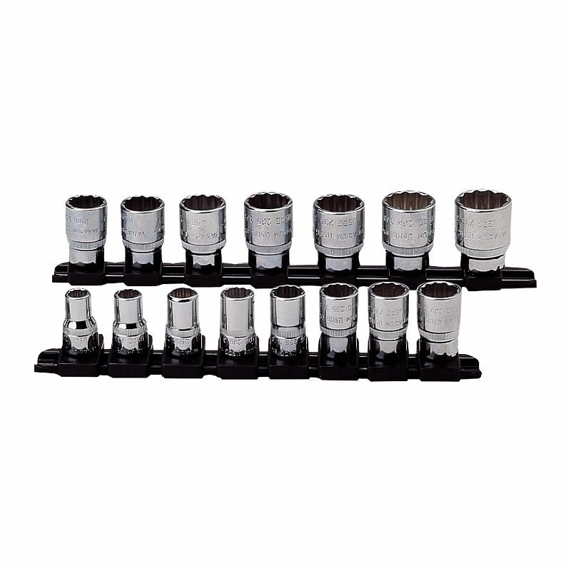 USAG (235 1/2 N/S15) Set Of 15 Bihexagonal Sockets