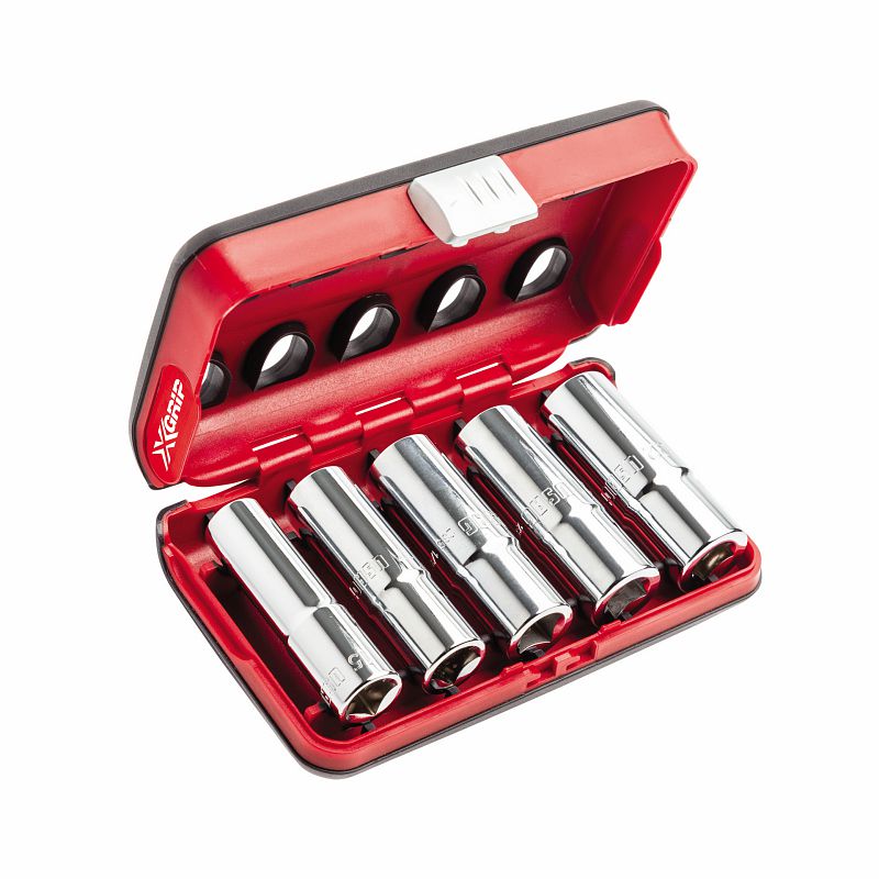 USAG (235 1/2 XL/C5) sortido em caixa bimaterial com encaixes hexagonais longos com perfil especial X-Grip (5 unidades)