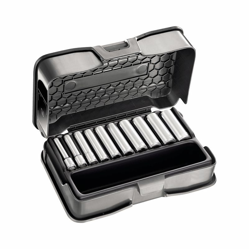 USAG (519/235AEL) Surtido con vasos hexagonales largos en estuche de ABS (10 uds.)