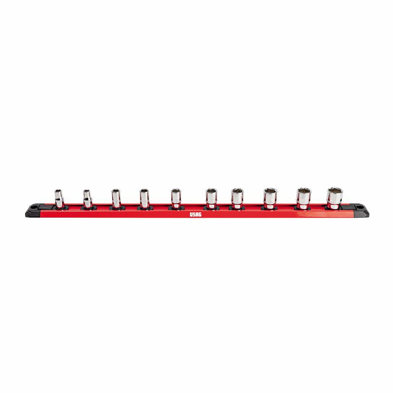 USAG (235 1/4 X/SE10) Conjunto de 10 casquilhos exogonal com perfil especial X-Grip