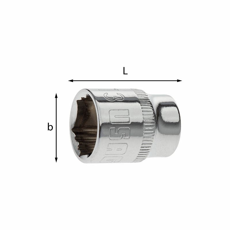 Dados hexagonales USAG (235 1/4 X) con perfil especial X-Grip