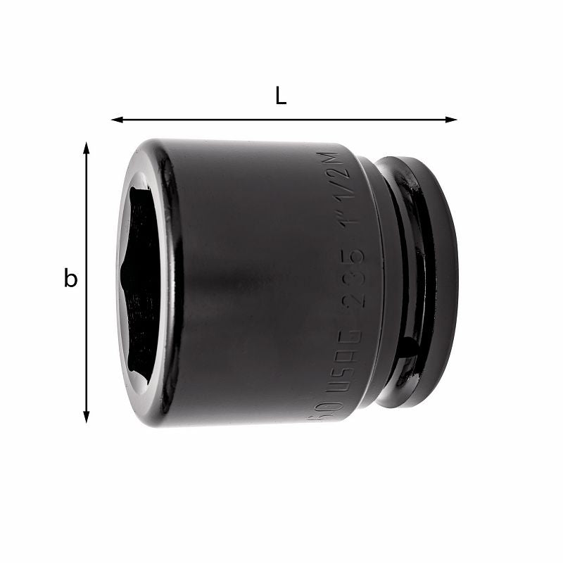 USAG (235 1 1/2 M) Impact Hexagonal Sockets