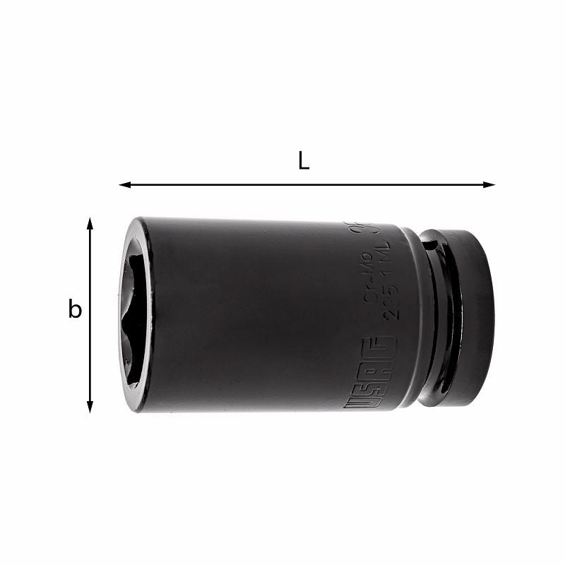 Dados hexagonales de impacto largos USAG (235 1 ML)