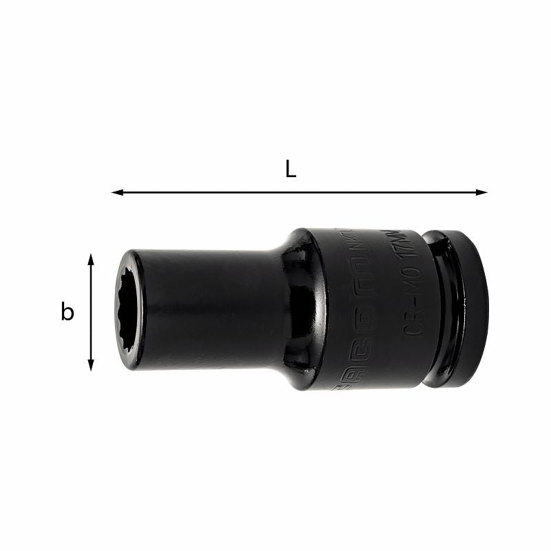 USAG (235 3/4 MNL) Soquetes Bihexagonais de Longo Impacto