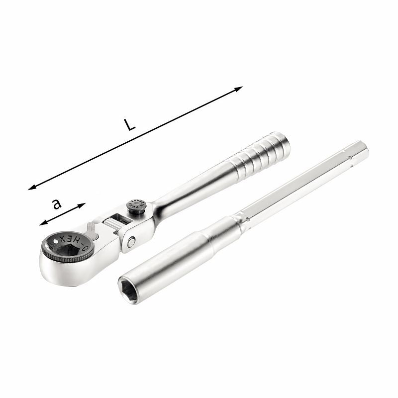 Trinquete reversible con extensión USAG (237 1/4 SK)