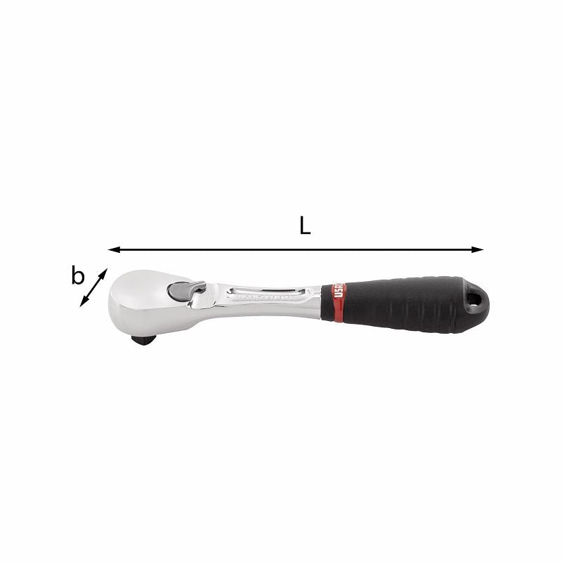 USAG (237 B 1/4) Reversible Ratchet With Sealed Mechanism