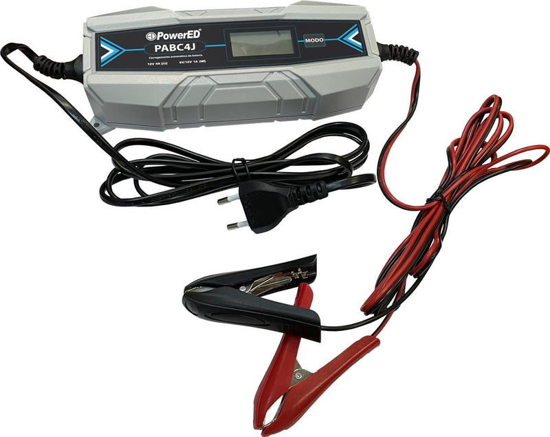 Carregador Baterias Automatico 6/12V 4a PowerED (PABC4J)