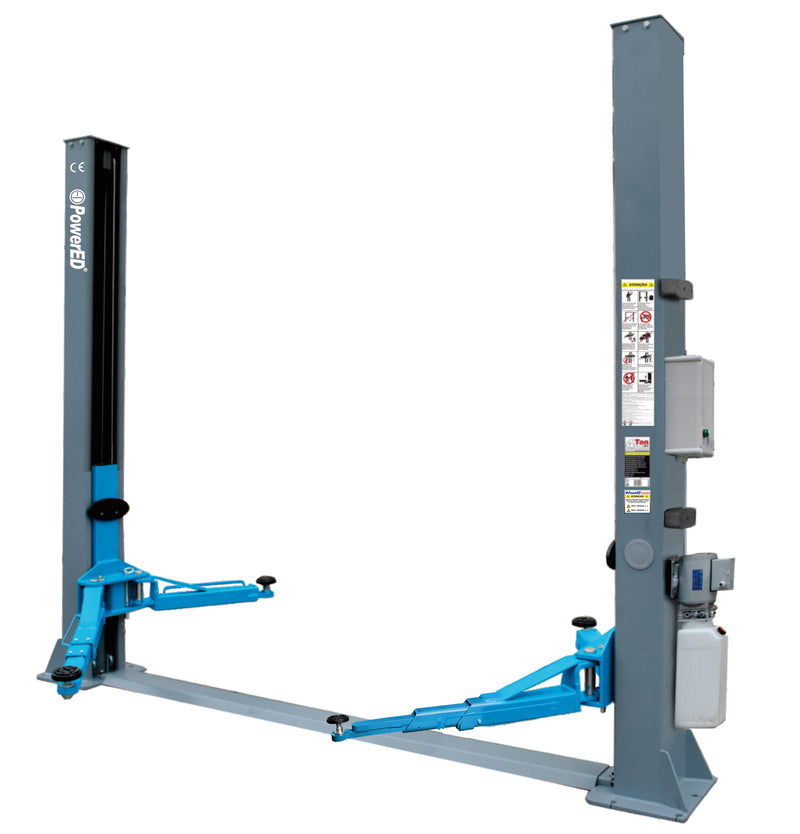 Elevador 2 Col 4Ton 400V Aut. Braços 3 Estagios E Ajuste Fin PowerED (PA2L4BTM)
