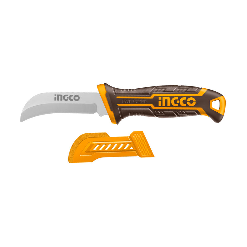 INGCO (HPK82001) 200mm Pro Handle Stripping Knife With Curved Blade