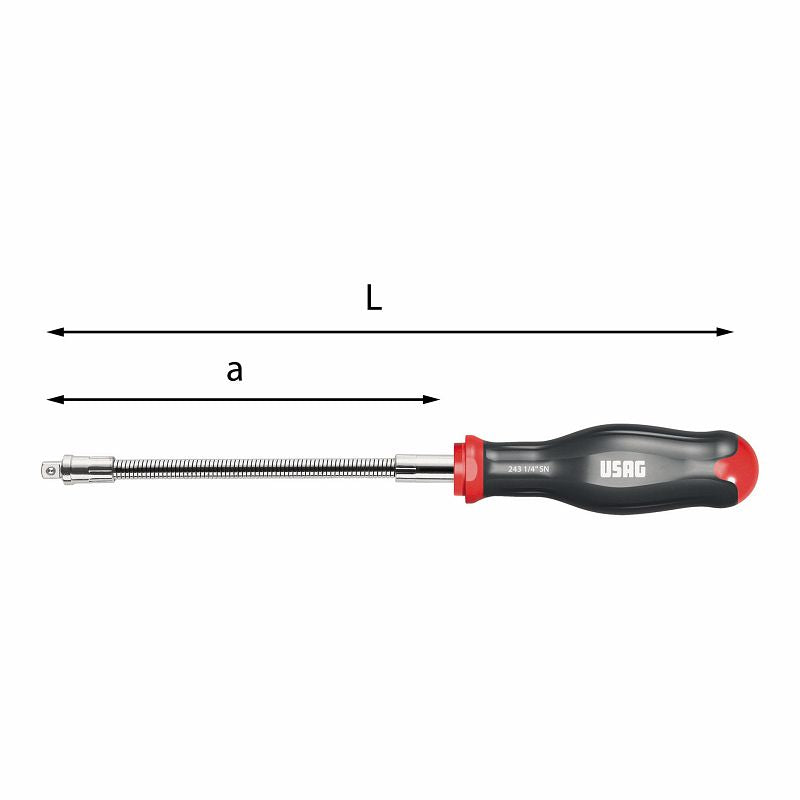USAG (243 1/4 SN) Girador flexible con mango