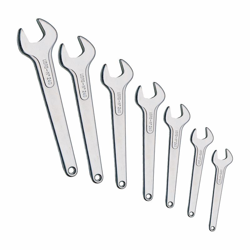 USAG (248 SE7) Set Of 7 Single Ended Open Jaw Wrenches