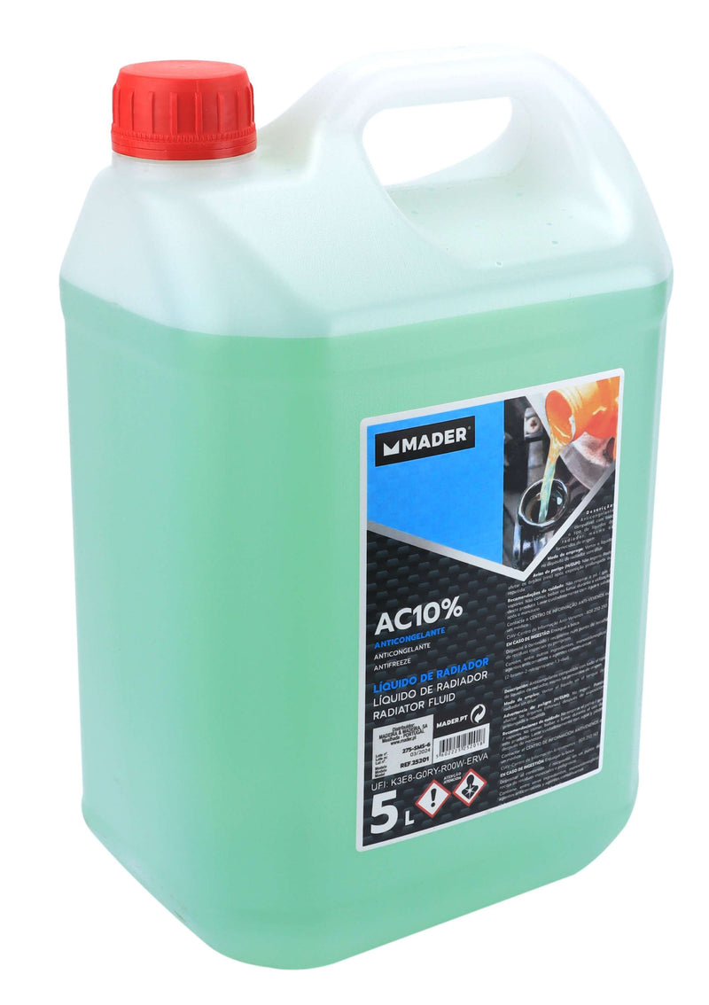 Anticongelante, AC10%, 5L - MADER®