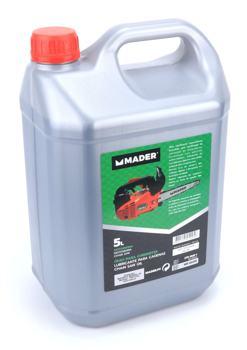 Aceite para cadenas de motosierra, 5 l - MADER®
