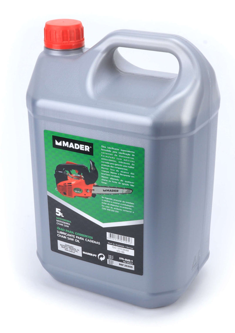 Aceite para cadenas de motosierra, 5 l - MADER®
