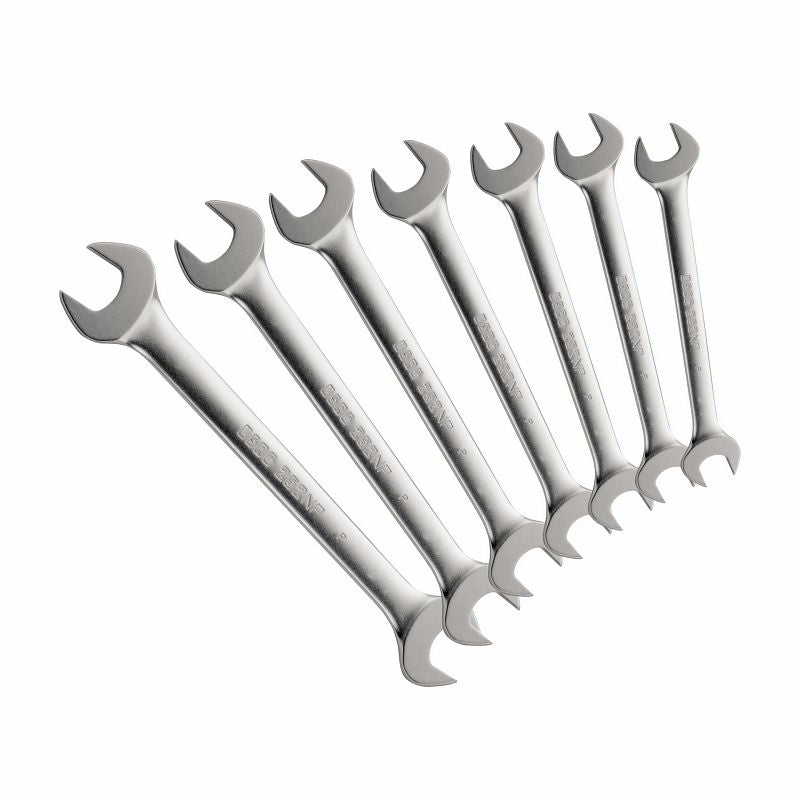 USAG (252 NP/SE7) Conjunto de 7 chaves de bocas duplas, tamanhos em polegadas