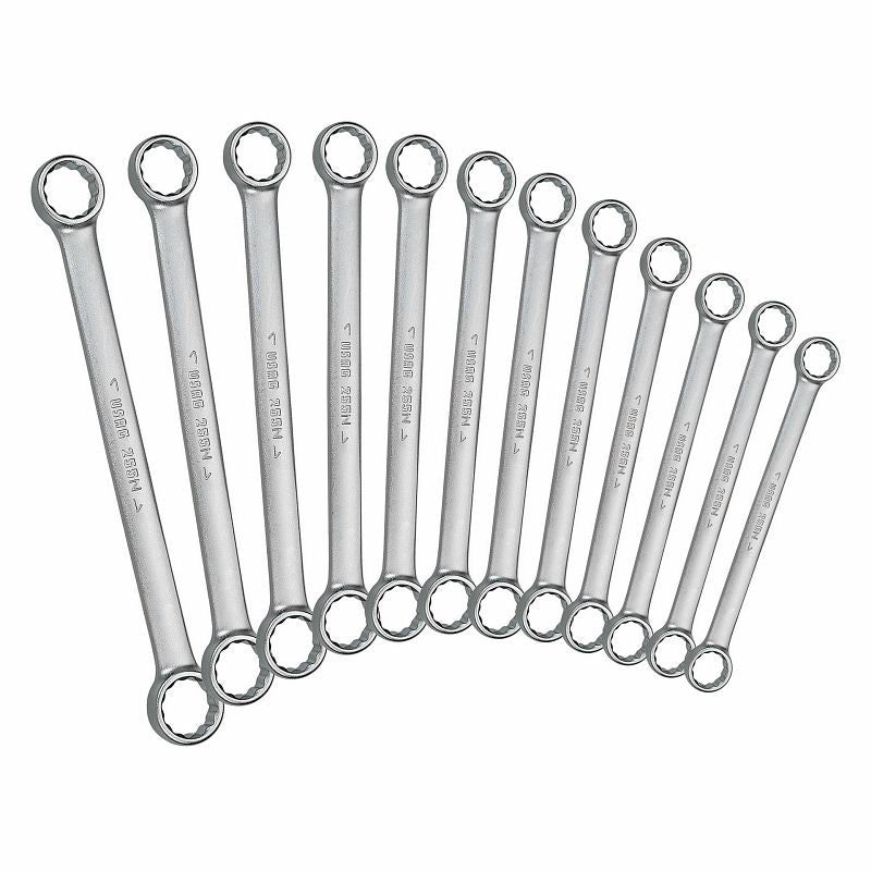 USAG (255 N/SE12) Conjunto de 12 chaves de anel bi-hexagonais