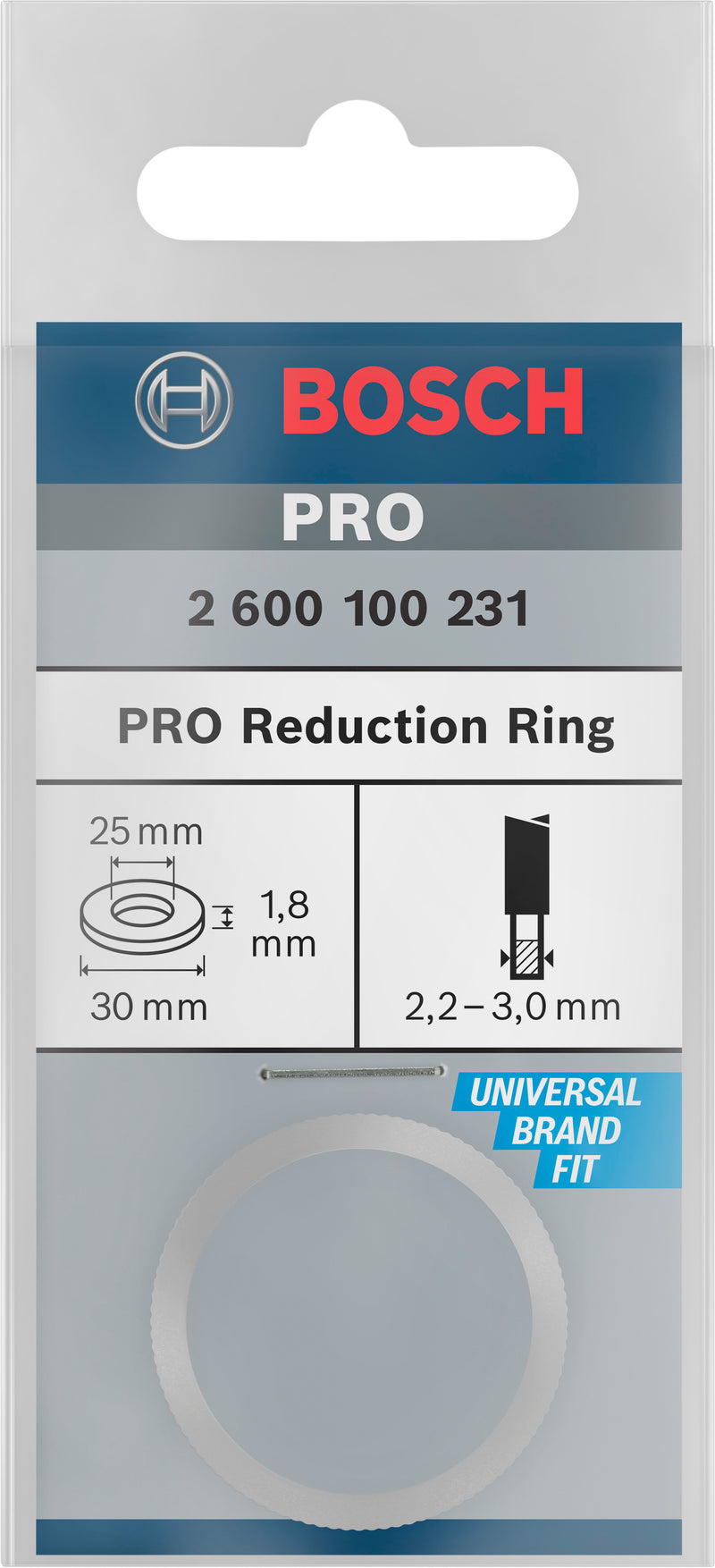 Bosch Reducing Ring H 30x25-1,8