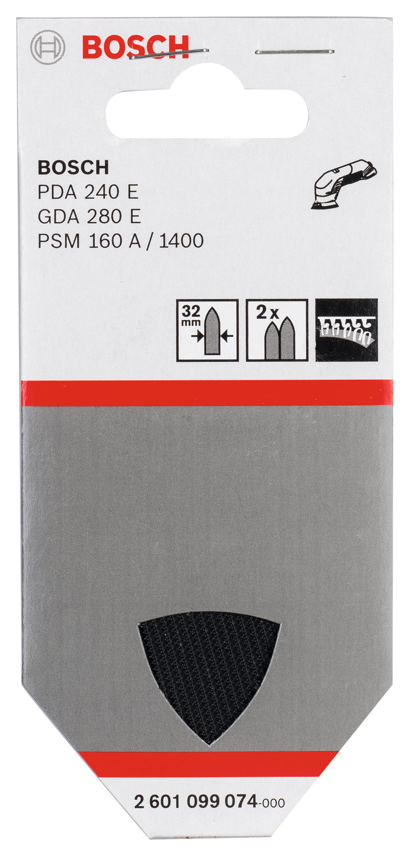 Bosch Touch-and-close fastener 2x