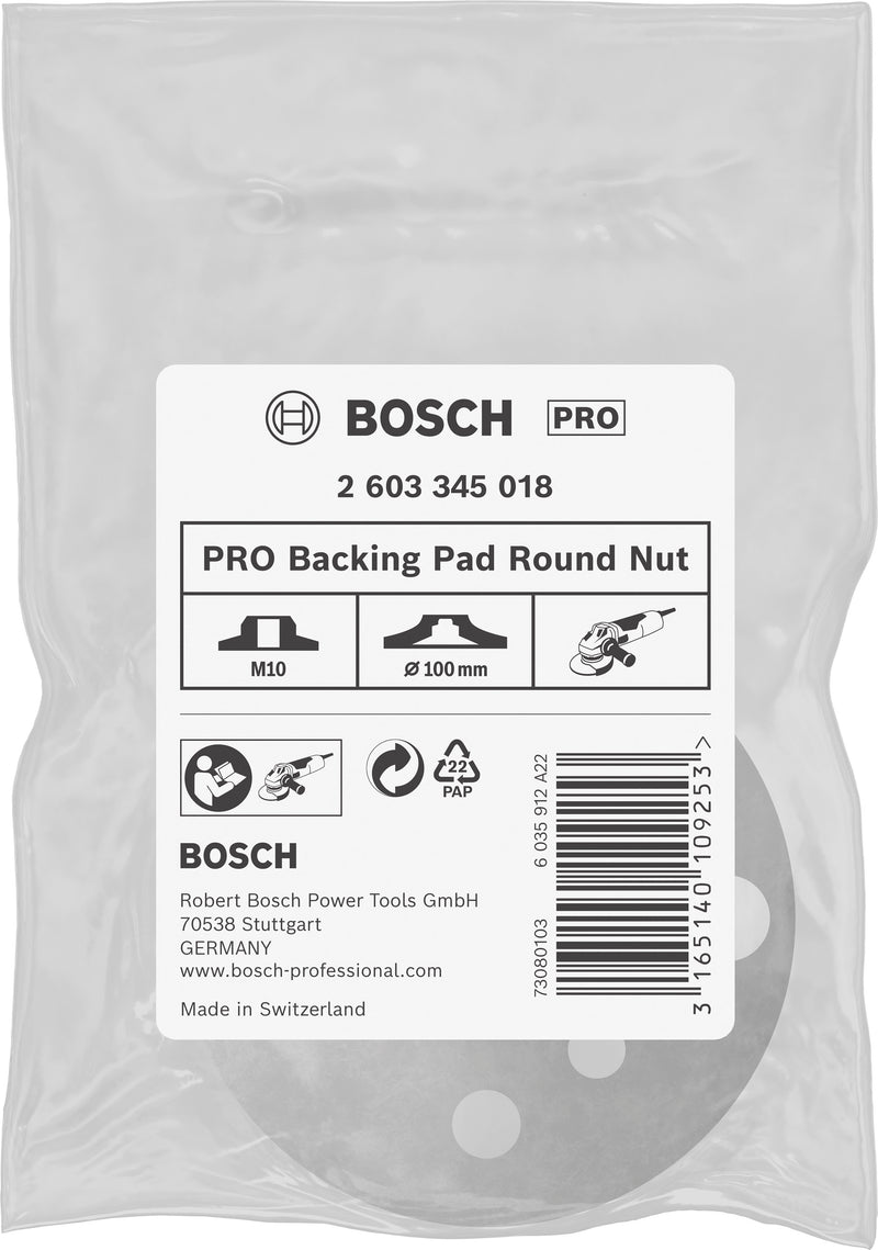 Tuerca redonda Bosch de 100 mm, 1 unidad