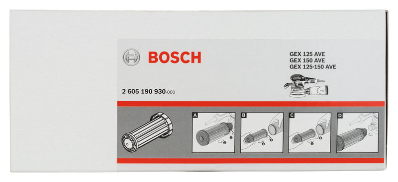 Cartucho de filtro Bosch para GEX 125-150 AVE