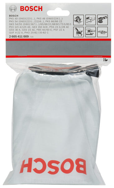 Bolsa para polvo Bosch PEX115A/GEX150ACE, etc.