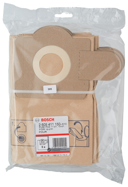 Bosch DUST BAG FOR PAS 11-21 (5 pack)