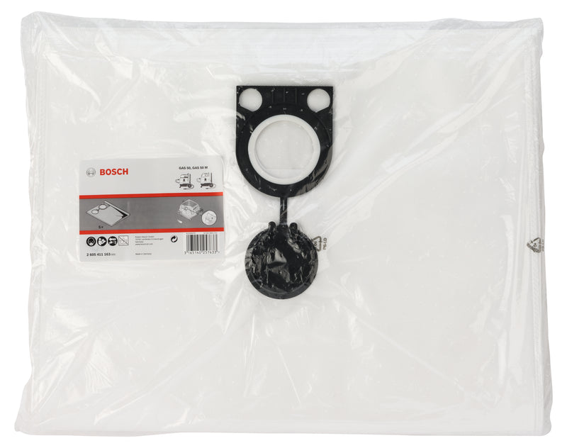 Bosch DUST BAGS 5PK GAS50 WOOD ONLY