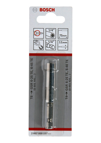 Suporte universal Bosch 75 mm 1/4 hexagonal