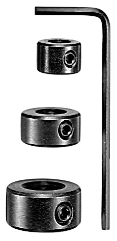 Conjunto de batentes de profundidade Bosch para perfuração de madeira, 6/8/10 mm