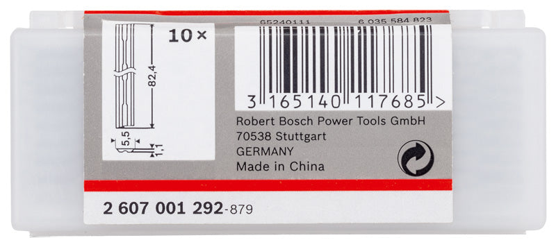 Bosch Set of Knives 10P-82,4x1,1x5,5