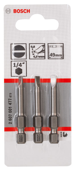 Bosch Screwdriver Bit LS 0.6 x 4.5 (49mm) x 3
