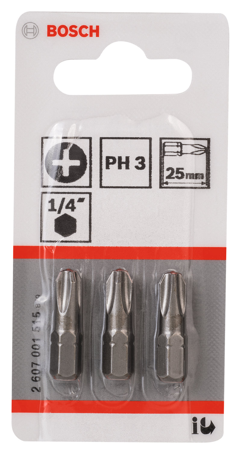 Bosch PH3 (25 mm) x 3