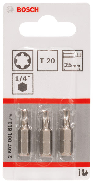 Bosch T20 (25mm) x 3