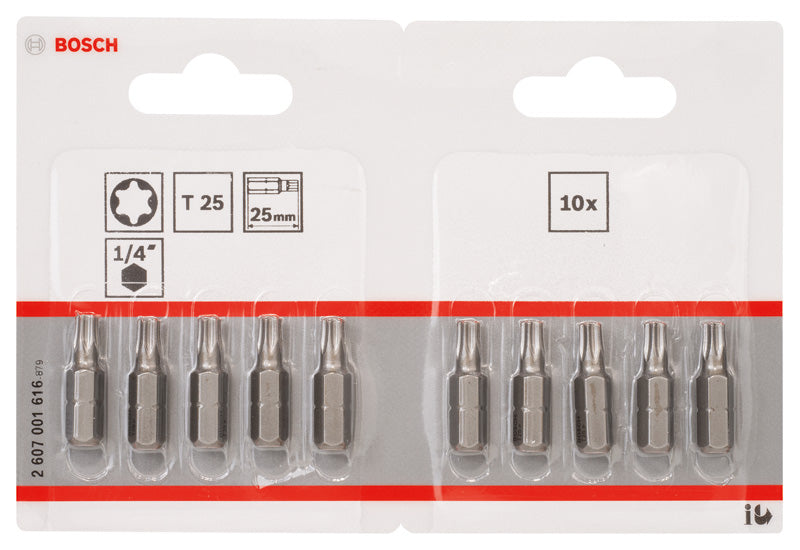 Bosch T25 (25 mm) x 10