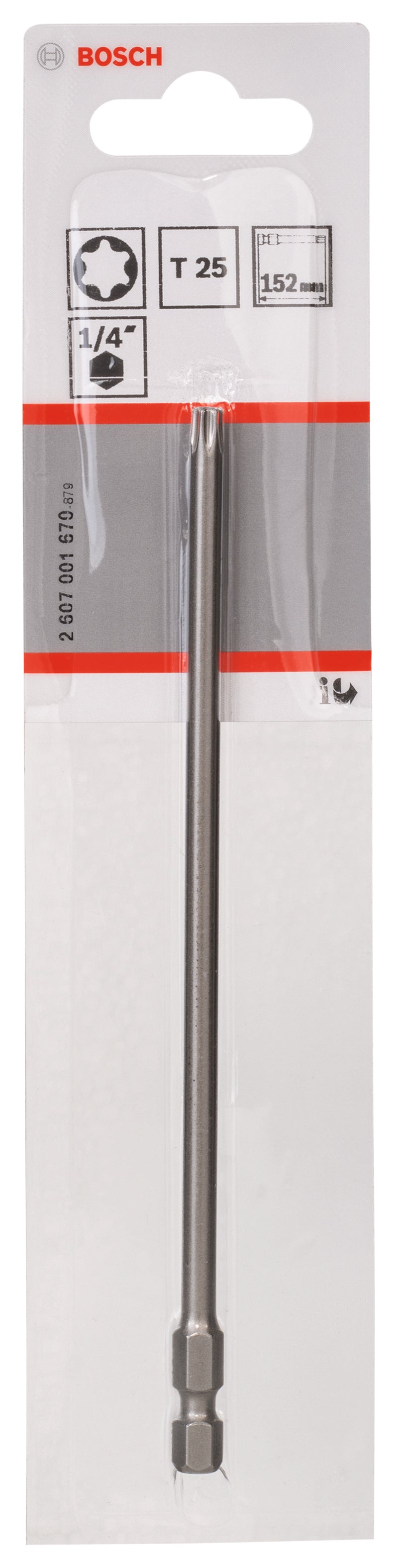 Bosch T25 (152 mm) x 1