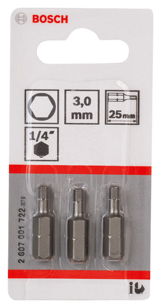 Bosch Is 3 (25 mm) x 3
