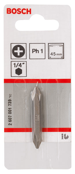 Punta de destornillador doble Bosch. PH1; PH1; 45 mm