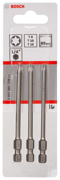 Bosch Mixed 3 Pack Torx (89 mm)