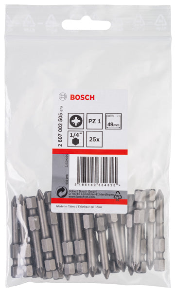 Bosch PZ 1 XH 49 mm Paquete de 25