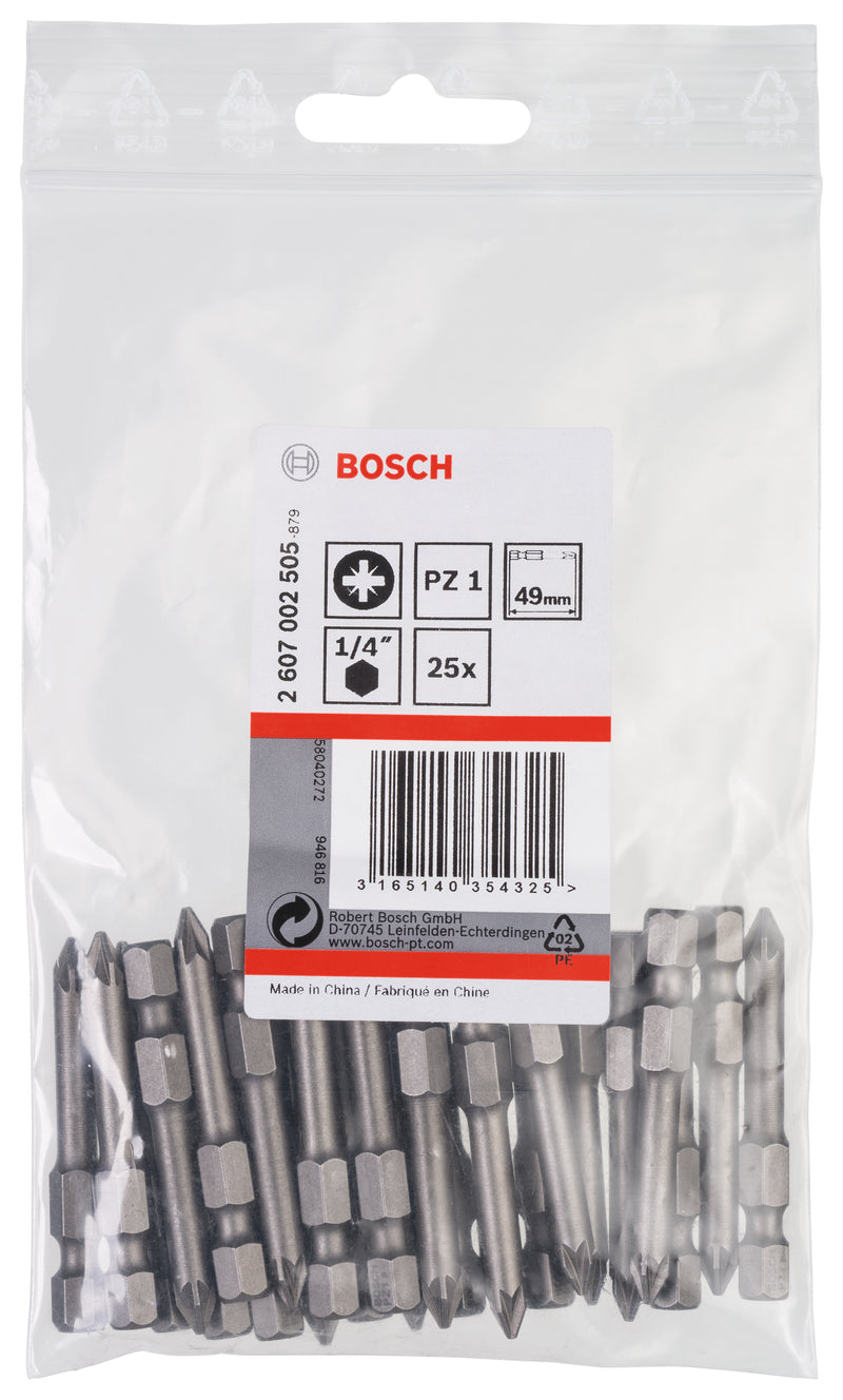 Bosch PZ 1 XH 49 mm Paquete de 25