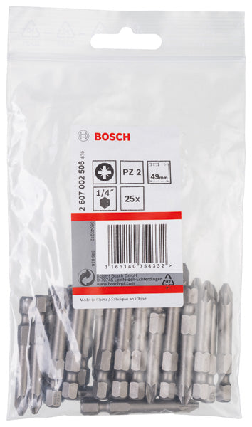 Bosch PZ 2 XH 49 mm Paquete de 25