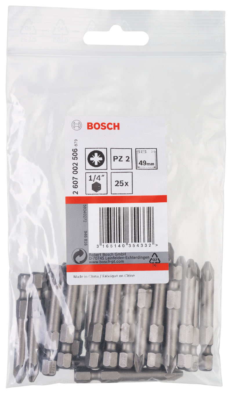 Bosch PZ 2 XH 49 mm Paquete de 25