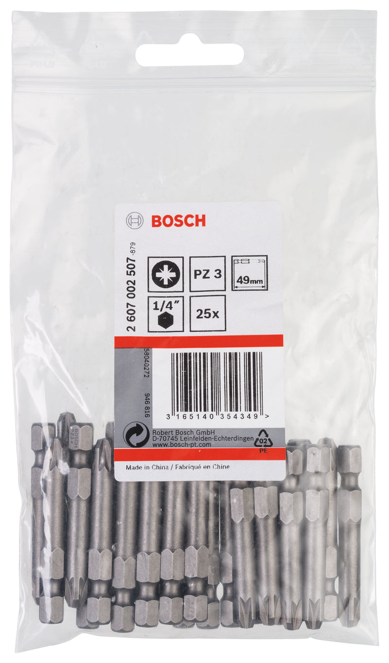 Bosch PZ 3 XH 49 mm Paquete de 25
